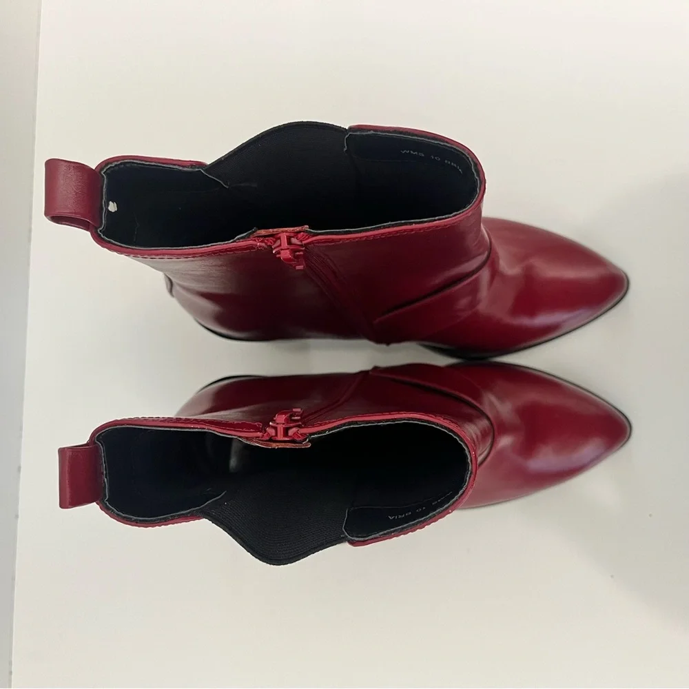 Dolce Vita Bria Red Harness Ankle Boots Womens 10 - Picture 5 of 13